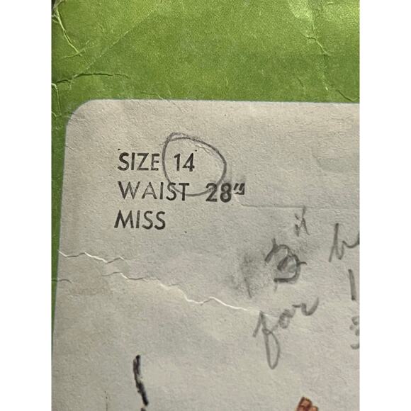 Simplicity 8241 Sewing pattern Aline straight midi skirt pants 1970s size 14 - Picture 2 of 7